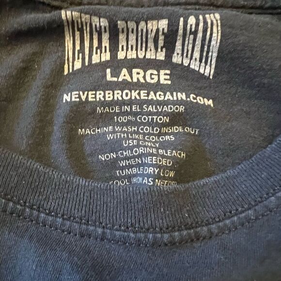 NBA Young Boy. Never Broke Again picture graphic unisex T-shirt. Size L. - Picture 6 of 6